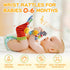 Baby Wrist Rattles Foot Finder Socks Set, Infant Rattle Socks and Hand Rattles for Babies 0-6 Months