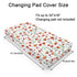 Watercolor Poppy Floral Changing Pad Covers Red Poppy Flowers Diaper Changing Table Pad Sheets for Boys Girls Wild Floral Soft Breathable Stretchy Baby Nursery Diaper Changing Table Mats 32''x16''