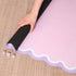 (31.5 31.5) TIASUSAN Pink Mahjong Mat x with Black Carrying Bag, Anti-Slip, Noise-Reducing Table Cover for Mahjong