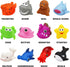 Bath Toys, 12 Pcs Light Up Ocean Sea Animal Set, Flashing Colorful LED Light Floating Bathtub Toys for Baby Infant Kid Toddler Preschool, Great Gift for Bathroom Water Tub Games Swimming Pool Party