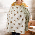 100% Muslin Nursing Cover for Baby Breastfeeding, Breathable Cotton Breastfeeding Cover with Rigid Hoop for Mother