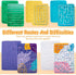 Inbeby 5 Supplies,2 Pcs Marble Maze Mat Sensory Fidget Stress Relief Toys,Sensory Mat Anxiety Calming Toys,Tactile