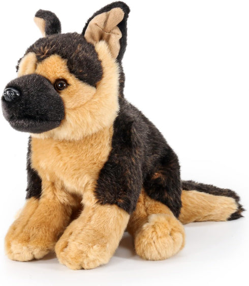 German Shepherd Stuffed Animal, 16 Soft Realistic Dog Plush Toy for Boy