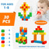 30 Pcs Magnetic Blocks, 1.41 Inch Large Building Cubes for Toddlers Age 3-8, STEM Montessori Educational Toys
