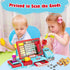3 4 5 6 7 8 4-8 Cash Register for Kids Real Calculator Kids Cash Register with Scanner Toy for Year Old Boy Pretend