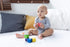 PlanToys 9 Piece Wooden Sensory Activity Blocks Learning & Development Toy (5531) | Sustainably Made from Rubberwood
