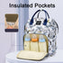 Ybberik Backpack, Diaper Bag Multifunction Waterproof Diaper Changing Bag with Insulated Pockets, Stroller Straps
