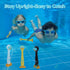 SASBSC Diving Sticks, Pool Diving Toys for Kids Ages 4-12, Summer Outdoor Water Toys for Underwater Fun