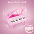 1-3 1 2 3 1st 1 2 3+ Amy&Benton Piano Music Toy Baby for Toddlers Pink for Girls Girl First Birthday Gift for Years Old