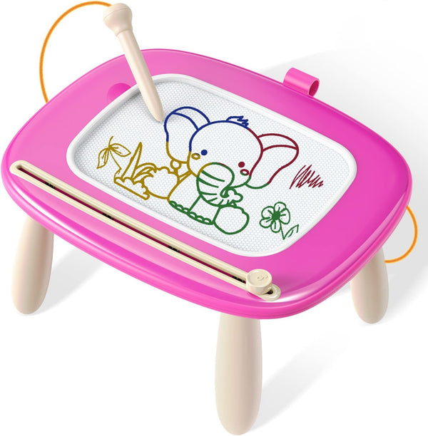 Seimome Magnetic Drawing Board, Toddler Girl Toy for 1-3 Year Old, Doodle