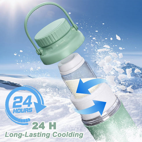 ZhiChu 2PCS 24 360 Cooling Gel Tube for Breast Milk, Highly Efficient Hour Cold Retention, Suitable for Portable Breast