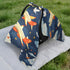 Dalzium Bright Airplanes with Clouds and Seagulls Car Seat Cover Baby, Carseat Canopy Cover for Girl Boy, Breathable