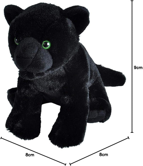 Wild Republic Jaguar Black Cuddlekins Stuffed Animal - 12 Inches, Plush Toy Gift for Kids