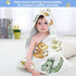 YETTASBIN 30 30 Inch Cartoon Dragon Baby Towel, Ultra Soft Absorbent Cotton Baby Hooded Bath Towel for Newborn Baby Boy