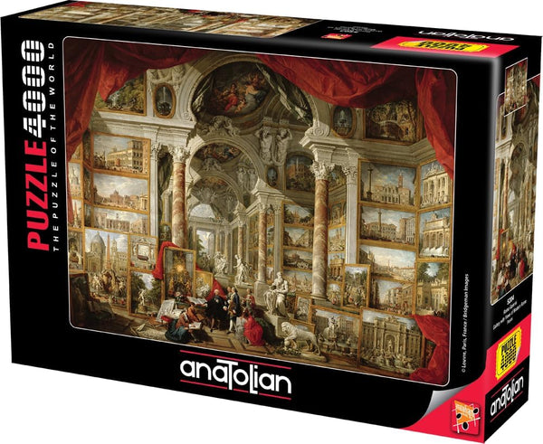 Anatolian Puzzle, Gallery with Views of Modern Rome, 4000 Piece Puzzle, #5204