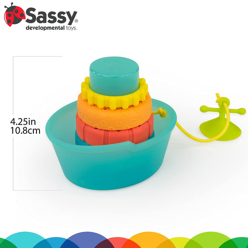 STACKIN' Ship TUB Toy for Fun Playtime.