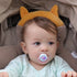 KAKIBLIN Baby Neck Pillow, Upgraded Support Pillow for Carseat, Newborn Neck Support for Travel (Brown)