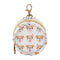 Dog Round Pacifier Storage Case with Zipper, Portable Pacifier Case for Travel,
