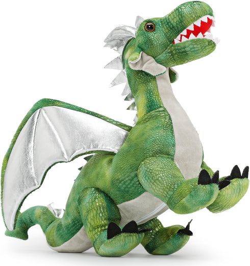 7Pcs Dragon Plush Toy Set, Dinosaur Stuffed Animals with 4 Baby Dragons & 2 Eggs, Birthday Gift for Kids