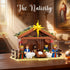 SHAREHB Set, 252PCS 6 6-12+ Jesus Building Block Easter Nativity Building Kit, Bible Story Jesus Figures Toys(Includes