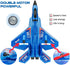 RC Plane, F22 RC Airplane Fighter Ready to Fly, 2.4Ghz 2 Channel Remote Control Plane for Kids Beginners