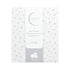 Just Born Boys and Girls Newborn Infant Baby Toddler Nursery Sateen Cotton Bedding Fitted Crib Sheet, Grey/Pink Dots, One Size by Just Born