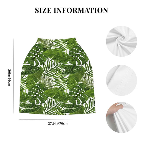 Schgap Leaves Car Seat Cover for Babies Nursing Cover Breastfeeding Baby Carrier Cover Stroller Cover for Newborn