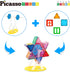 PicassoTiles Magnet Tile Building Blocks Ferris Wheel Amusement Kit, Compatible with Magnetic Tiles Construction Toy Set