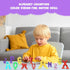 Alphabet Letters Learning Suction Toys: ABC Silicone Baby Bath Toys for Toddlers 1-3, Educational Montessori Sensory