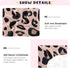 SUABO Leopard Print Cheetah Pink Crib Sheets Stretchy Portable Sheets for Baby Toddler Breathable Soft Crib Mattress
