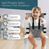 VEVOZA Compact Travel High Chair | Portable High Chair for Baby | Baby Travel Essential Harness Seat | Must Haves