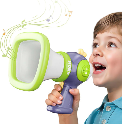 iPlay, iLearn Kids Voice Changer Toy, Toddler Megaphone W/ Fun Sounds Effect,