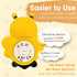 Baby Bath Thermometer Floating Toy, Safety Water Temperature Thermometer for Bathtub - Newborn Baby Shower Gift (Bee)