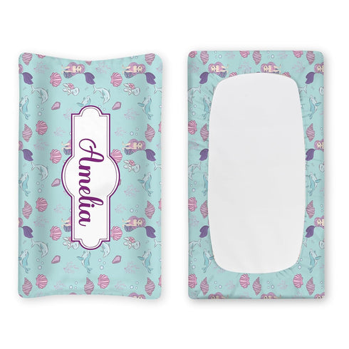 Custom Baby Changing Pad Cover - Personalized Diaper Changing Table Sheet Stretch