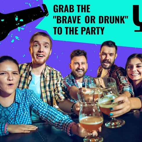 LOOPY Drinking Game, Brave Or Drunk - Dares, Tasks and Tons of Fun for Adults Night Party