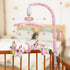 25 Inches 35 3 Baby Crib Mobile - Unicorn Crib Mobile for Girls with Mobile Arm and Lullabies Musical Box, Modes