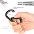 Go Pal HB1 Universal Stroller Hooks for Hanging Bags, Shopping Accessories for Stroller and Cart - Black