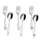 ANNOVA Kids Silverware Set, 6 Pieces Stainless Steel Flatware for Children, 3 Forks & 3 Spoons, Safari Animals Etched