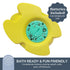 Dreambaby Baby Bath & Room Thermometer, Floating Turtle Toy for Water Temperature Monitoring