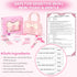 18Pcs 3 4 5 6 7 8 9 10 Set Kids Real Makeup Kit for Girls - Non-Toxic Washable Make Up Toys with Initial Toddler Purse