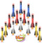 Delighkidz 14 Pack Foam Toy Rocket Refills - Replacement Rockets for Kids Age 3-12, Gifts for Boys