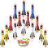 Delighkidz 14 Pack Foam Toy Rocket Refills - Replacement Rockets for Kids Age 3-12, Gifts for Boys