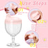 1 Irenare Pcs Baby Wine Sippy Cup Plastic Goblet Cup No Spill Wine Glass Baby Sippy Goblet Glass Beverage Mug Milk
