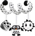 Baby Spiral Hanging Stroller and Car Seat Toys, Black and White Sensory Toy for Newborns, Thank You Gifts