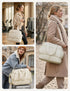 Mommy Diaper Bag Tote,Hospital Bag for Women Labor Delivery Lightweight Travel Diaper Bags Waterproof Large Maternity