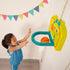 B. toys Hanging Basketball Net, Adjustable Height Mini Ball & Air Pump for Sports Toys & Active Play