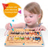 Magnetic Color and Number Maze Board, Montessori Fine Motor Skills Toys for 2 3 Year Old, Preschool Learning Activities