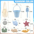 9Pcs Set Set Summer Playset Biubee Silicone Sand Toys for Baby with Portable Beach Bag - Kids Beach with Beach Toy