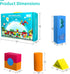 ABC Foam Learning Blocks for 2-4 Years Old Toddlers, Soft Stacking Alphabet Letters Set, Montessori Toys