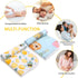 2Pcs 3Layers 24''x30'' Diaper Changing Pads for Baby, Lemon Change Mat, Waterproof Change Pad Foldable Absorbent Mats